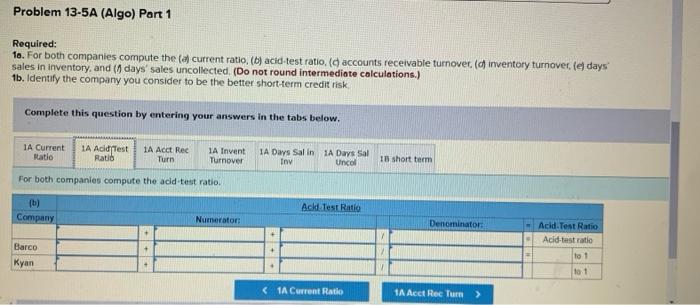 financial statements of two companies competing in the same industry follows Barco