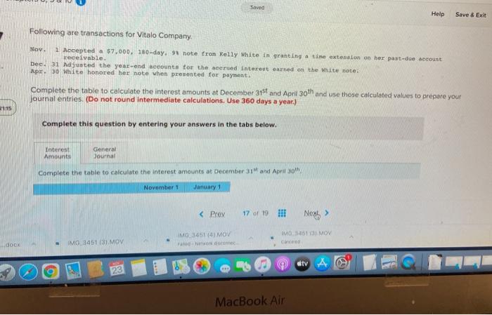  solve this for me please, thanks Saved Help Save & Exit