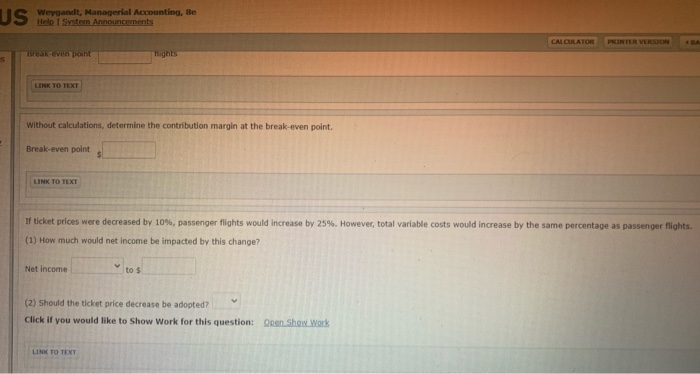 for your assistance in some basic analysis of its operations. Both planes