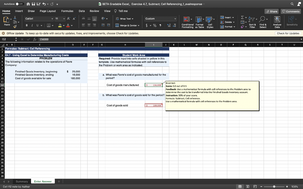 the steps below to complete the question AutoSave OFF OFF ARE Home