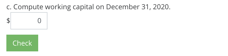 of December 31, 2020, its annual year-end. All amounts are accurate, all
