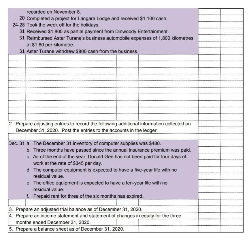 asap CUMULATIVE PROBLEM - Aster Systems This comprehensive problem was introduced in