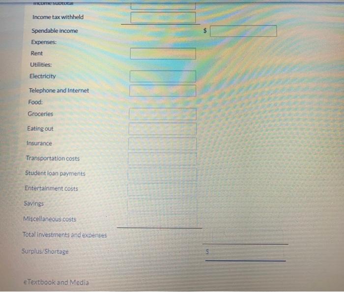 personal finances under control you need to prepare a personal budget. Assume