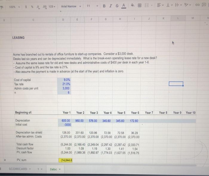  Can someone help ans check my work is this correct? Acme