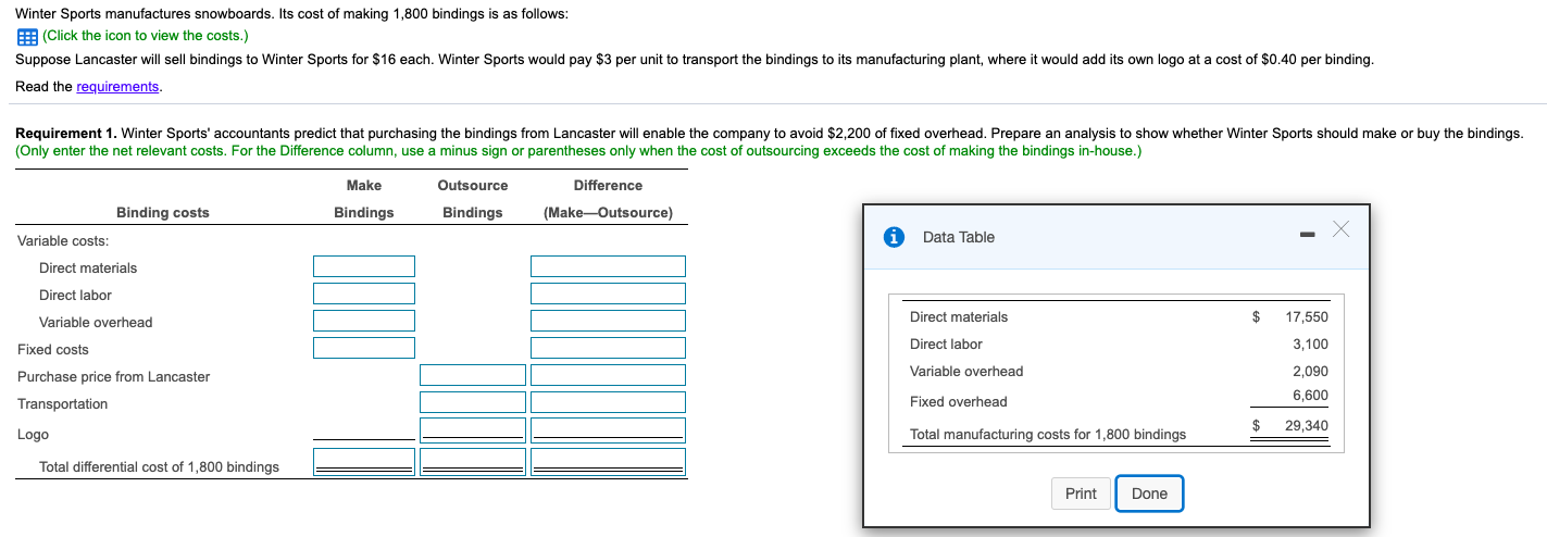hi can I get the table filled out please so I can