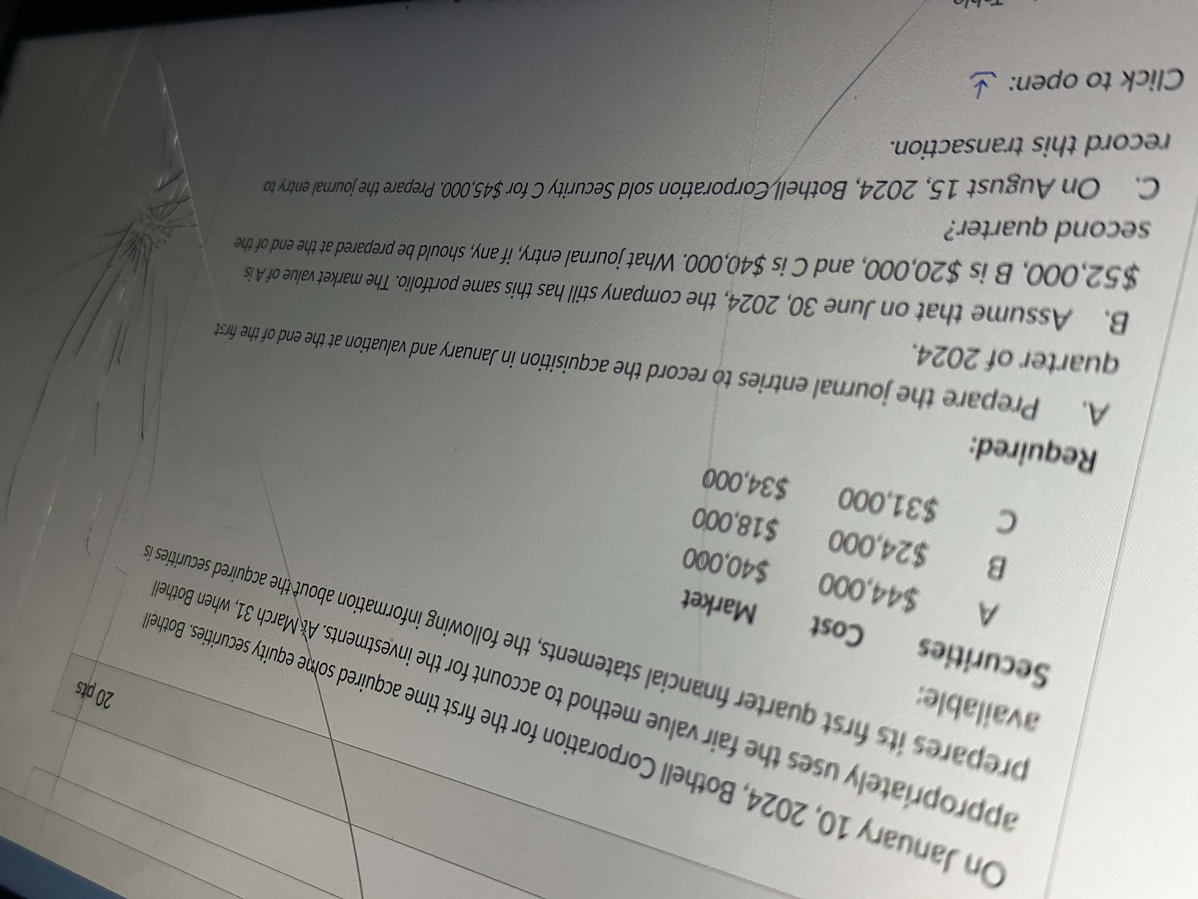  appropriately uses the fair value method to account for the investments.