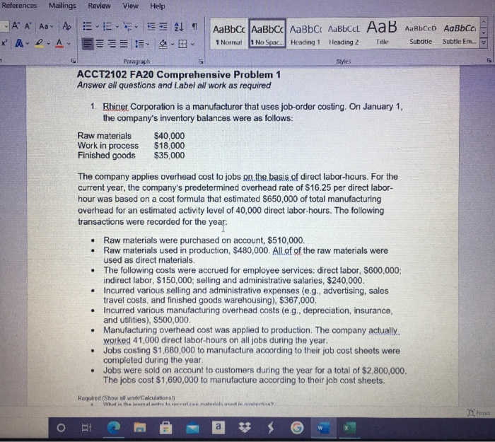 A " A. A | AaBbc| . 1 No Spac... Heading 1