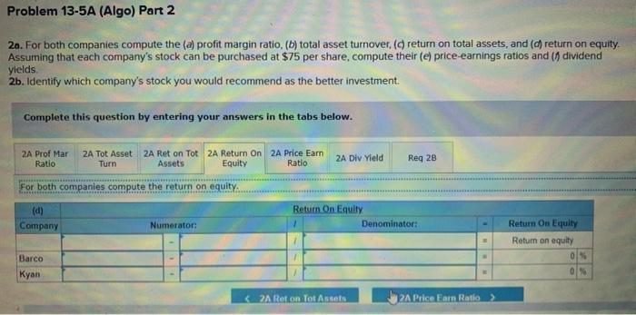 analysis LO P3 The following information applies to the questions displayed below.]