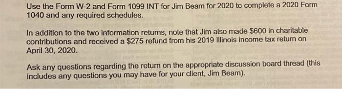  how would I fill out this example tax return? Use the