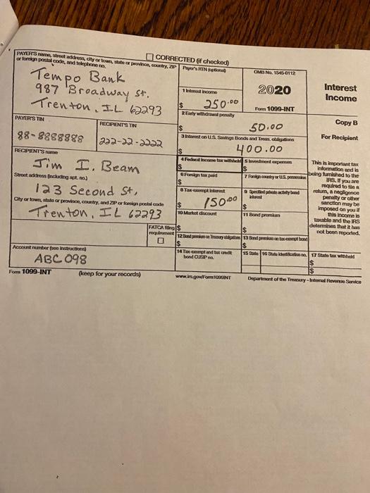 contributions and received a $275 refund from his 2019 Illinois income tax
