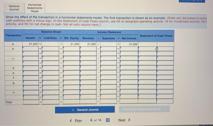 cash. Required Record each of the above transactions in general Journal form