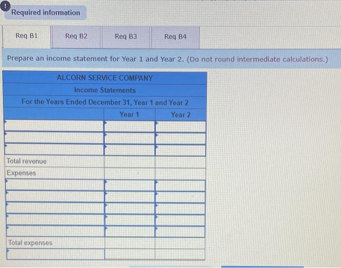[The following information applies to the questions displayed below) Alcor Service Company