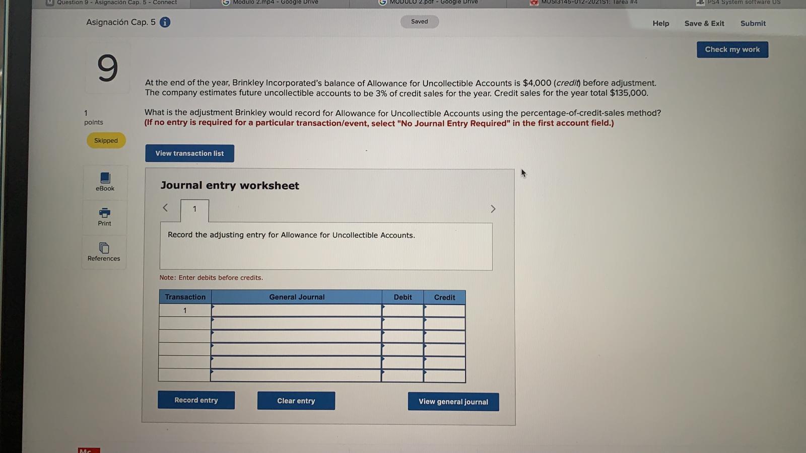 M Question 9 - Asignacin Cap. 5 - Connect G Modulo