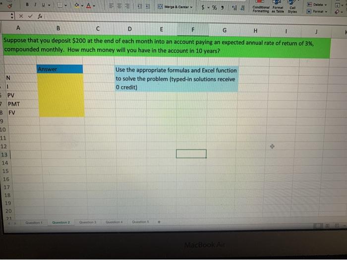 please do it on excel BTU a.A. WI HI Marge Center $