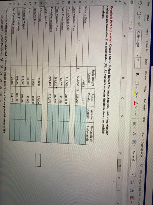  File Home Insert Formulas Data Review View Automate Help Open in
