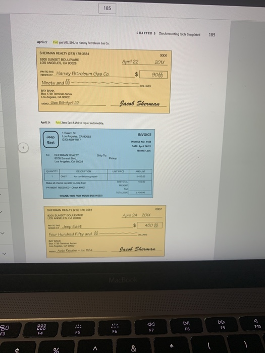 accounting cycle. By completing two cycles, you will see how the ending