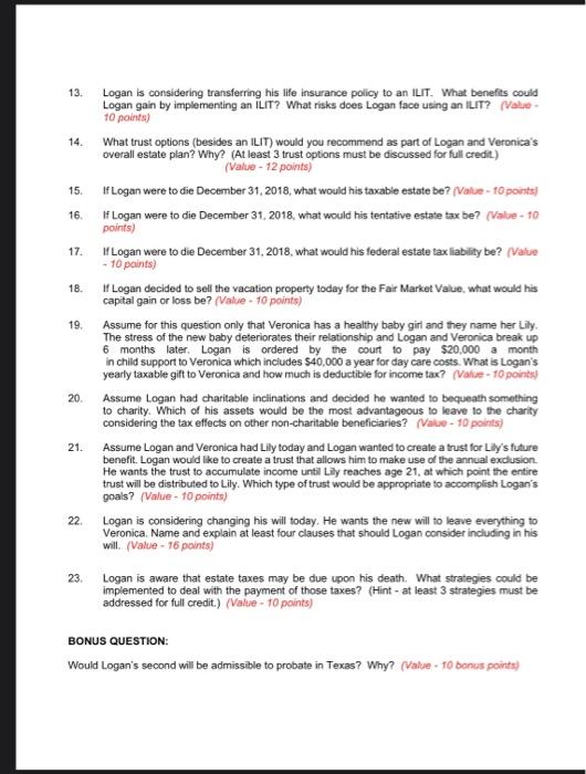 made-for-television movies when she met Logan. After a month-long romance, Logan asked