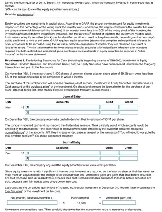  it's all one question. need help solving it! During the fourth