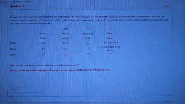 3 pts Aportfolio marr Swizes the input from the macro and micro