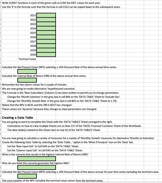 drives the model (the independent variable). 8 Following is a description of