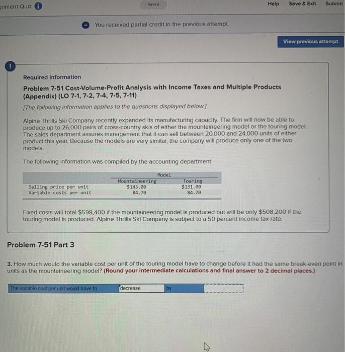 with Income Taxes and Multiple Products (Appendix) (LO 7-1,7-2, 7-4, 7-5, 7-11)