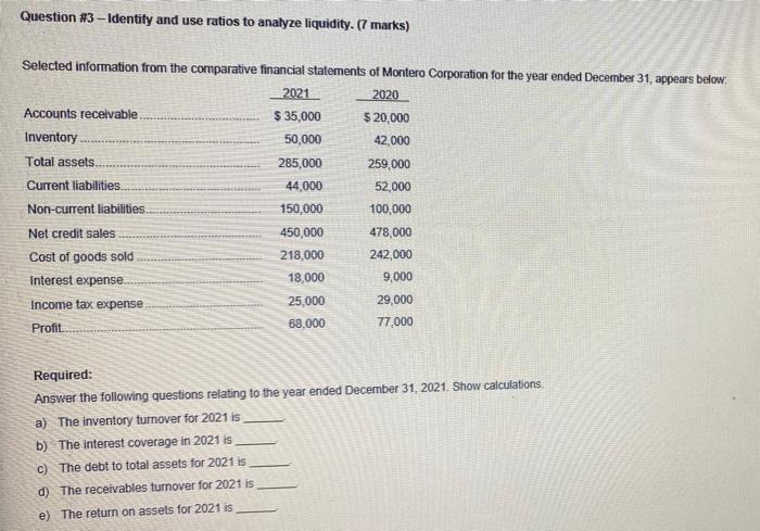per comebase 2018 no coperchcochy Question #2 - Identify and use ratios