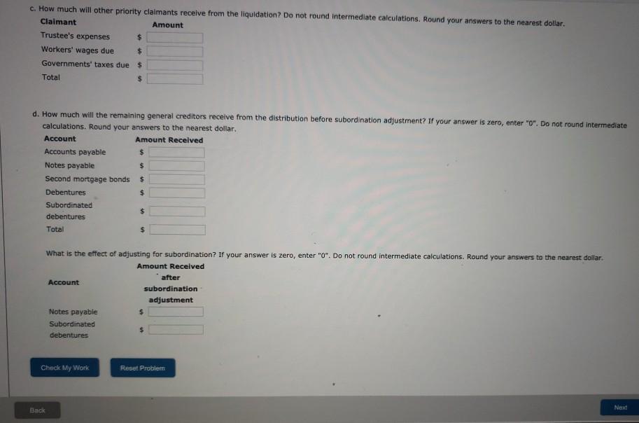 for bankruptcy, the McDaniel Mining Company had the balance sheet provided in