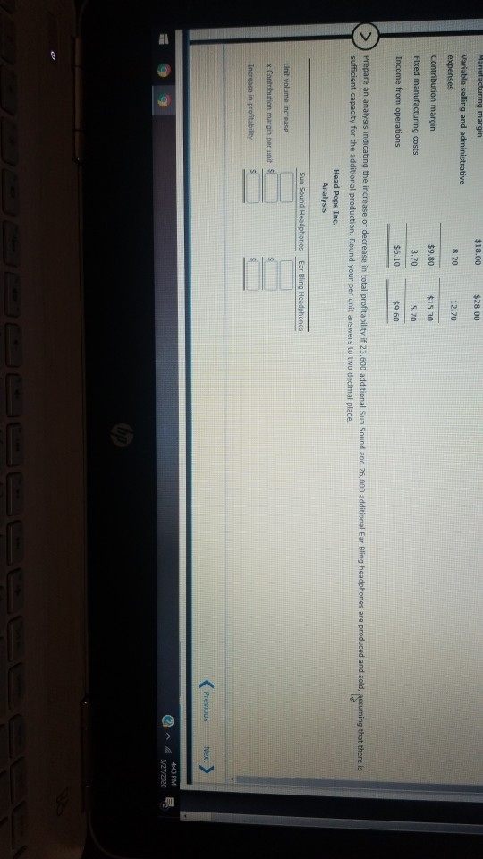 ignment/takeAssignmentMain.do?invokerStake AssignmentSessionLocator &inprogresse false Apps Change in Sales Mix and Contribution Margin