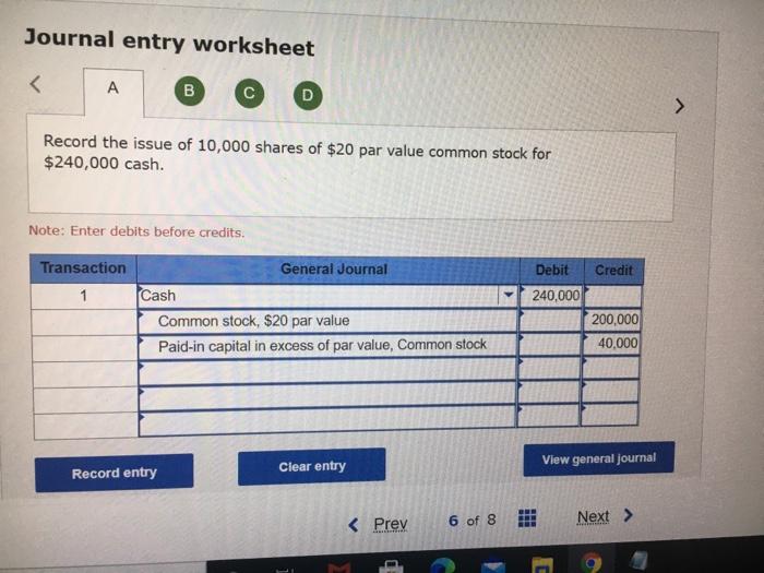 each of the following four separate issuances of stock. 1. A corporation