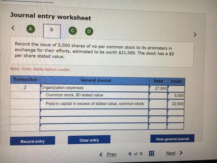 issued 10,000 shares of $20 par value common stock for $240,000 cash.