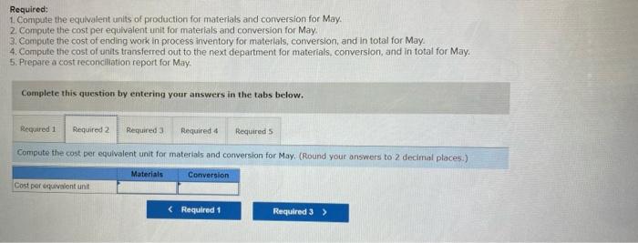 manufactures a caulking compound that goes through three processing stages prior to