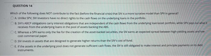 a Special Purpose Vehicle (SPV) and a Structured Investment vehicle (SIV) is
