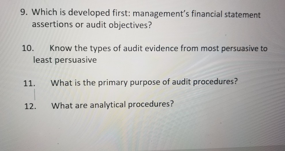 Principles of auditing Chapter 7 The audit process and detecting fraud