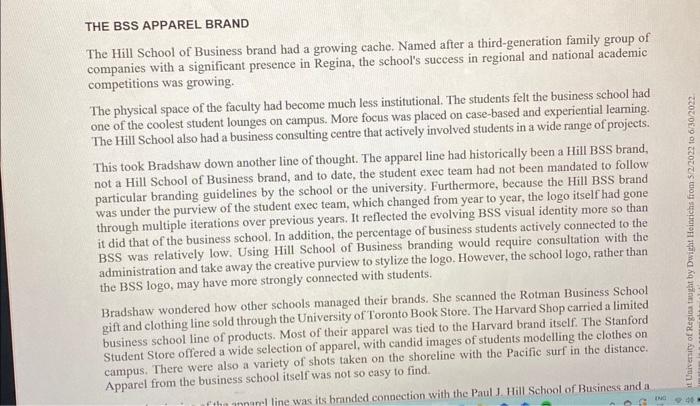 Was it possible to dramatically improve the revenue from school apparel sales?