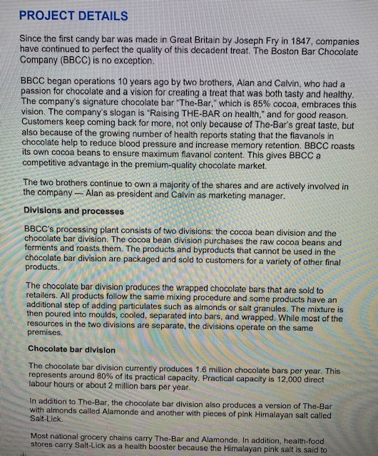 analyze BBCC's current cost allocations and give advice for the future. It