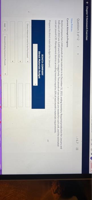  + Chapter 9 Homework Exercises Question 3 of 12 - 767