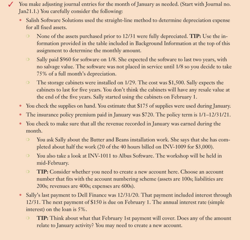 How do i do the mentioned adjusting journal entries? You make adjusting