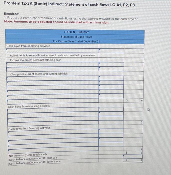 information applies to the questions displayed below] Forten Company's current year income