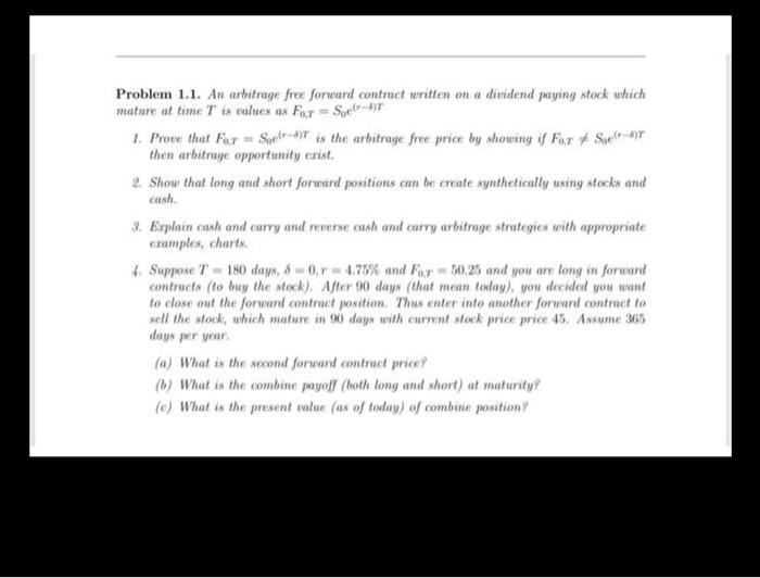 paying stock which mature at time is values as For ST 1.