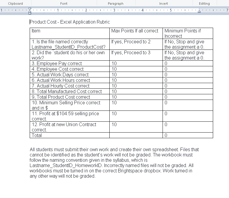 2''''''' '''''''4''' ''' '' ''' ' ' Product Labor Costs You are