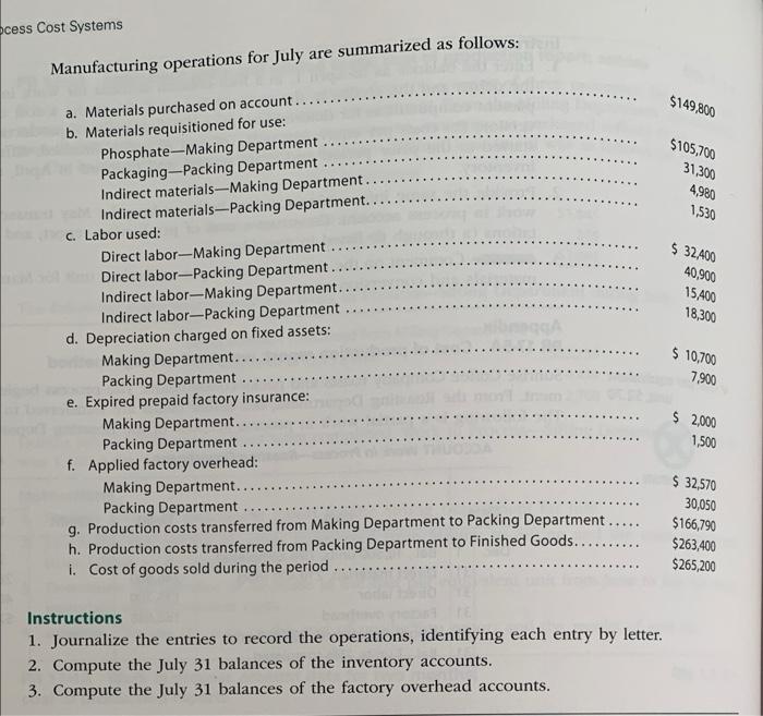 31 balance, $11,390 PR 17-1B Entries for process cost system Obj. 1,3