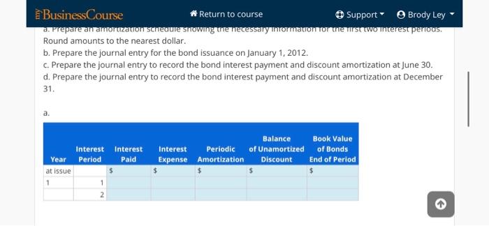 Brody Le Business Course Question 1 Not yet answered Marked out of