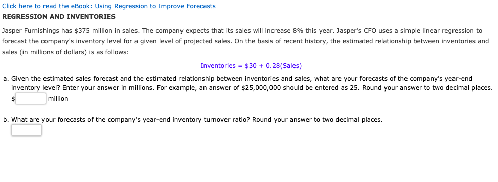  Click here to read the eBook: Using Regression to Improve Forecasts