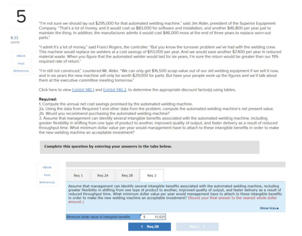 Only Reg 3 5 "I'm not sure we should lay out $295,000