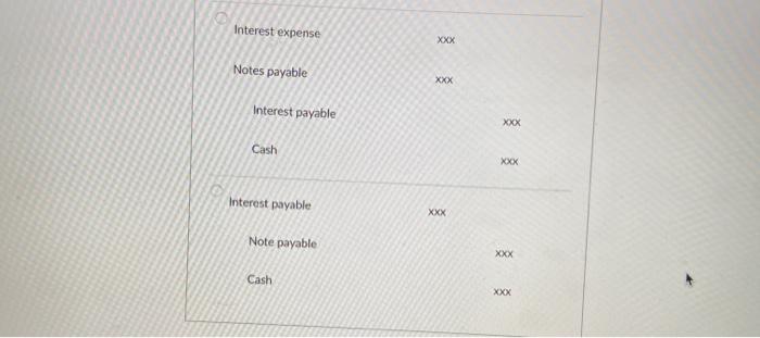 borrowed $50,000 cash on April 1, 2019, signing a one-year 12%, interest-bearing
