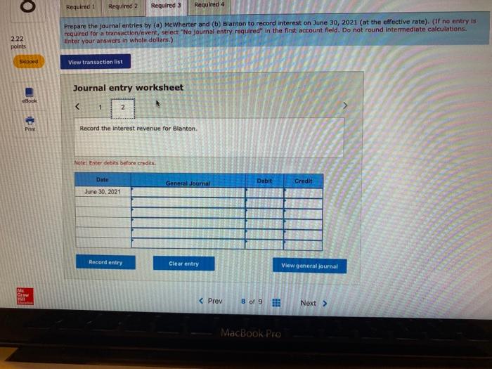yleld was 12%. Interest is paid semiannually on June 30 and December