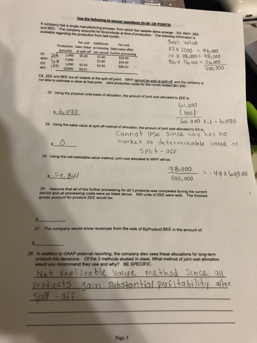  i need help only with question 26 and 27 Use the