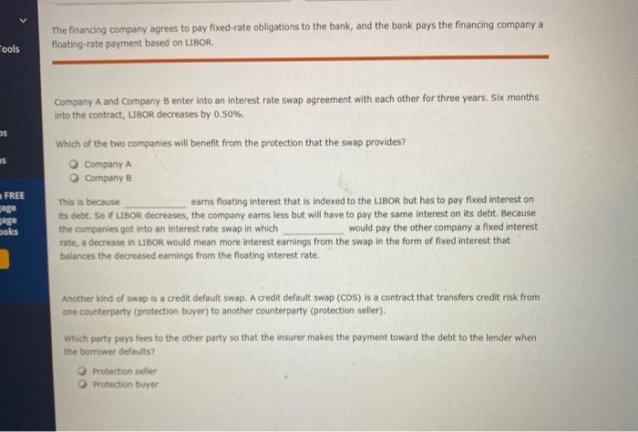 contracts between parties to exchange cash flows at specified times and are