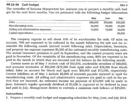 I need help to solve problum 22-4a. I need to have it