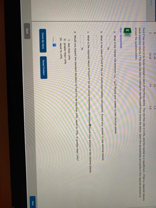 following Information for three stocks, Stocks A, B, and C. The returns